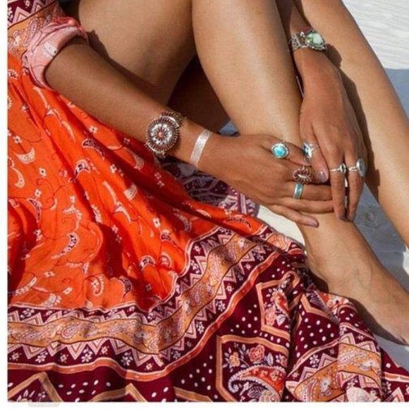 ARNHEM Sugar Orange Longline Kimono Duster - Picture 3 of 11